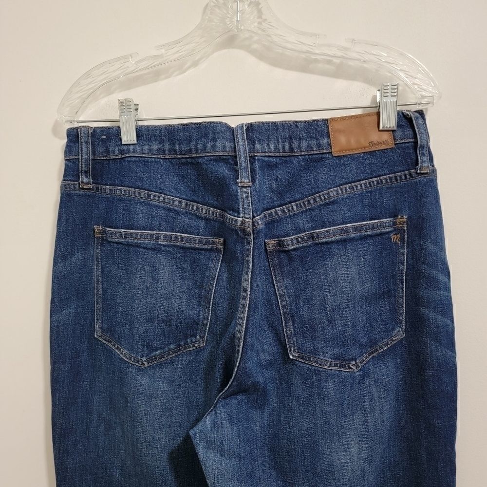 MADEWELL The High-Rise Slim Boyjean Medium Wash Size 29 - Picture 10 of 16